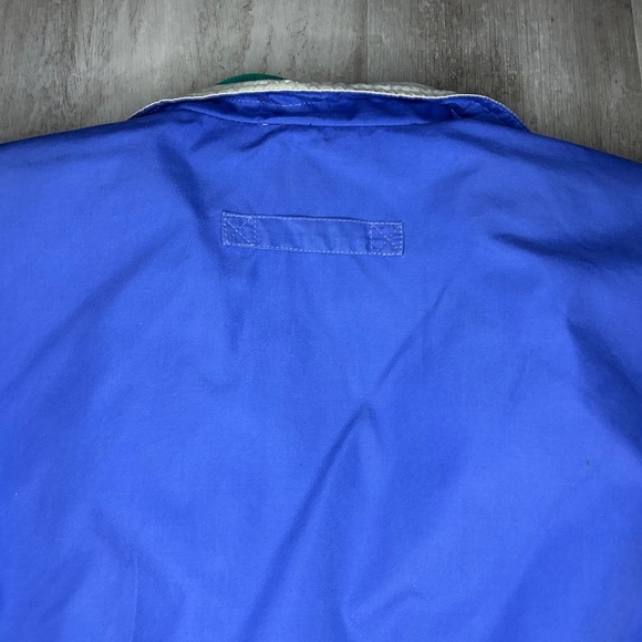 London Fog Blue and Green Jacket vintage print sz M - Picture 9 of 9